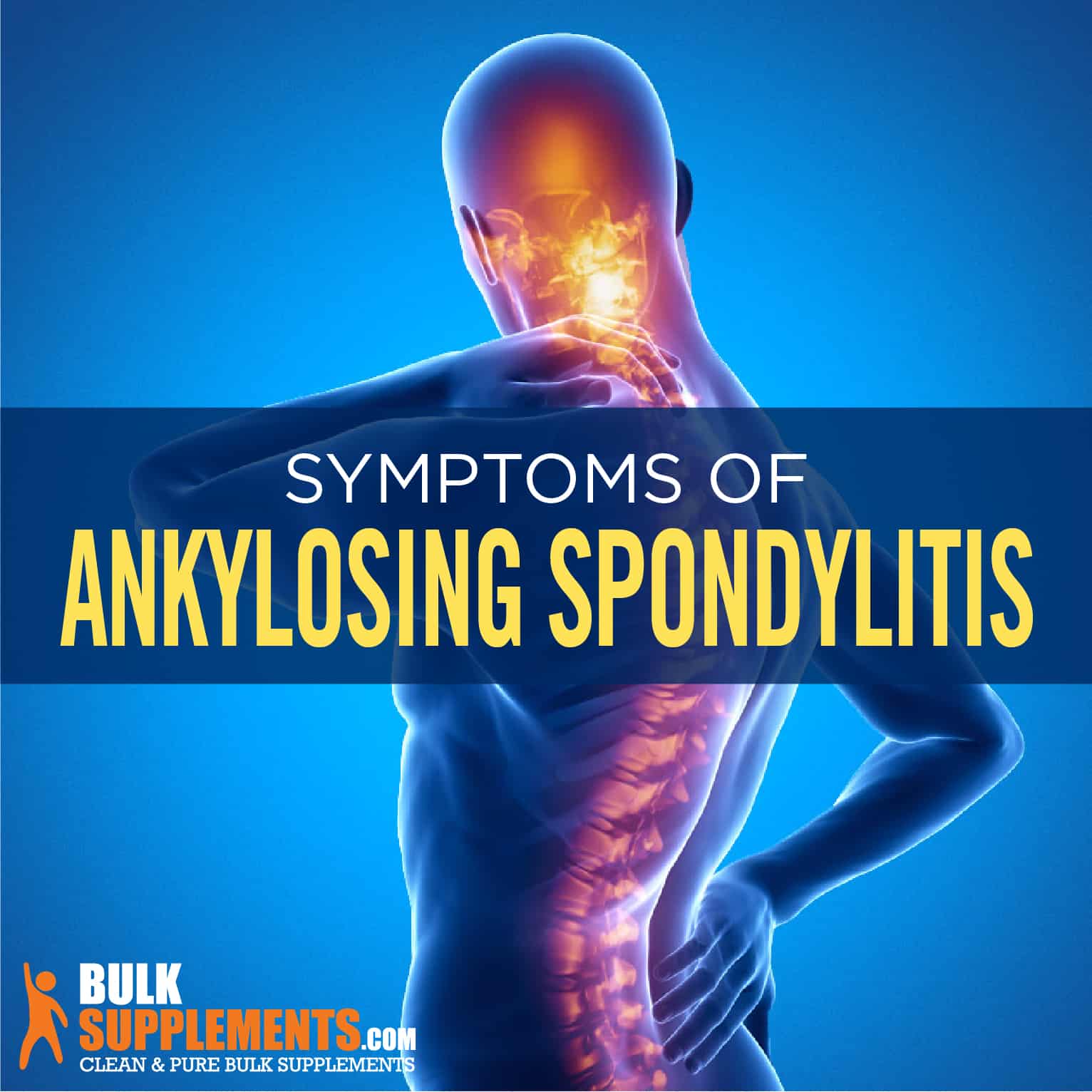 Symptoms of ankylosing spondylitis in lower back