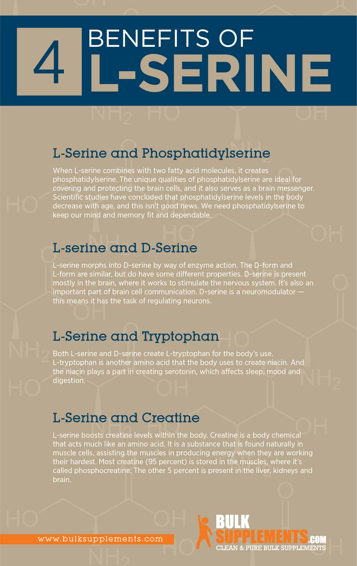 Benefits of L-serine supplements