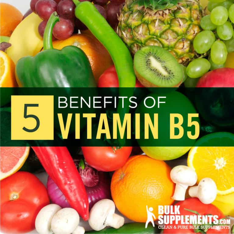 Vitamin B5 (Calcium Pantothenate) Benefits