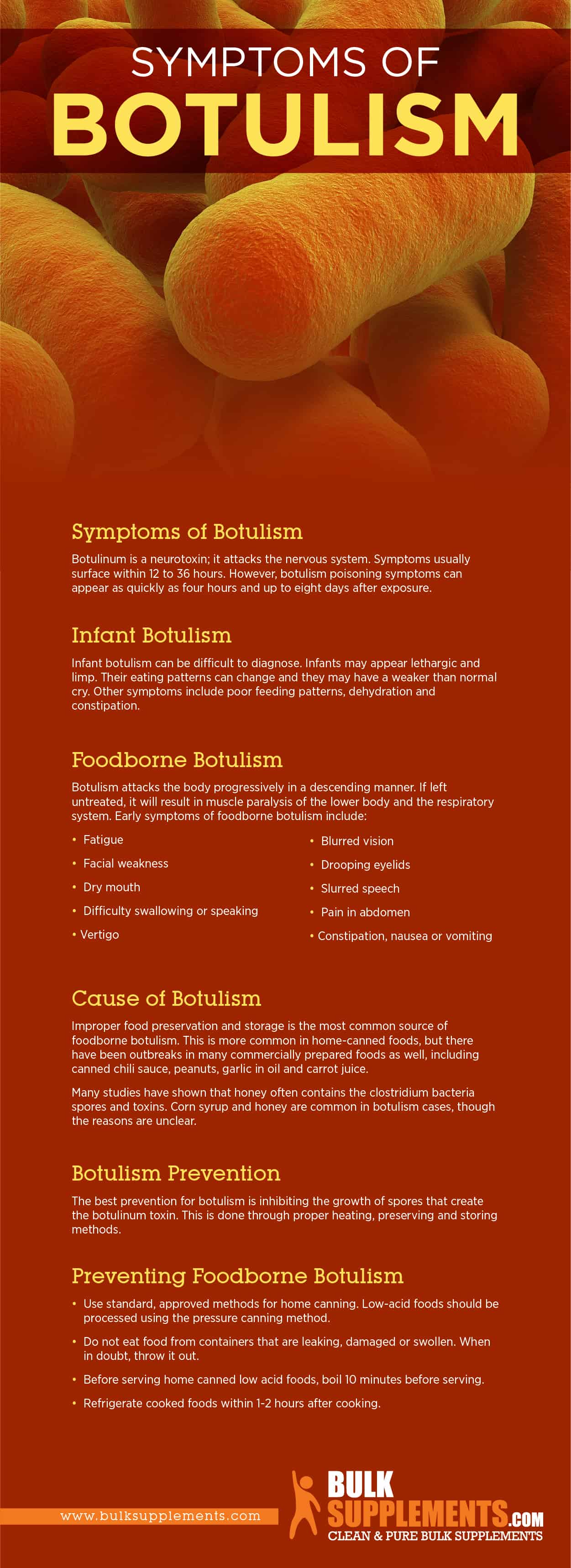 botulism symptoms