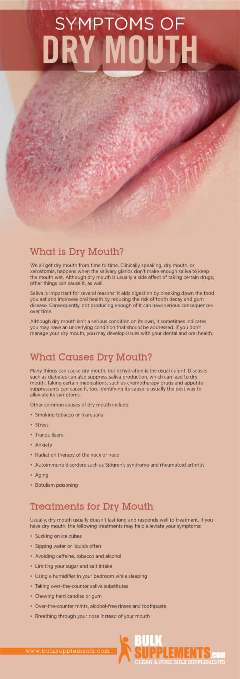 Dry Mouth Symptoms, Causes and Treatment by James Denlinger