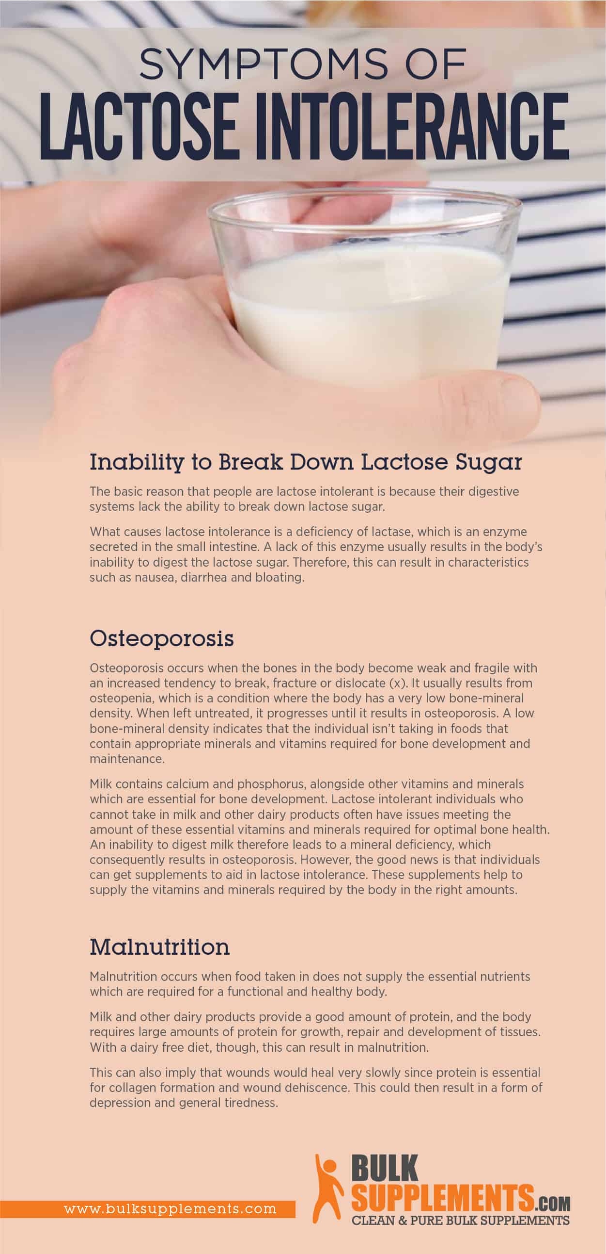 Lactose Intolerance Infographic