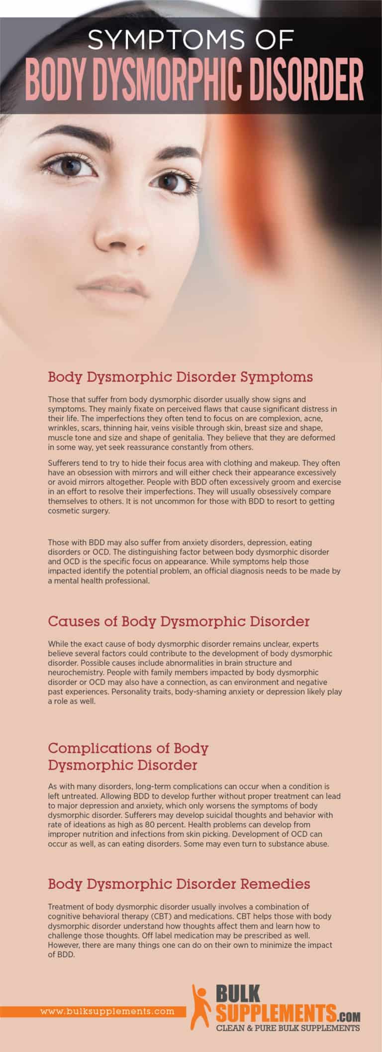 Body Dysmorphic Disorder Characteristics Causes And Treatment 