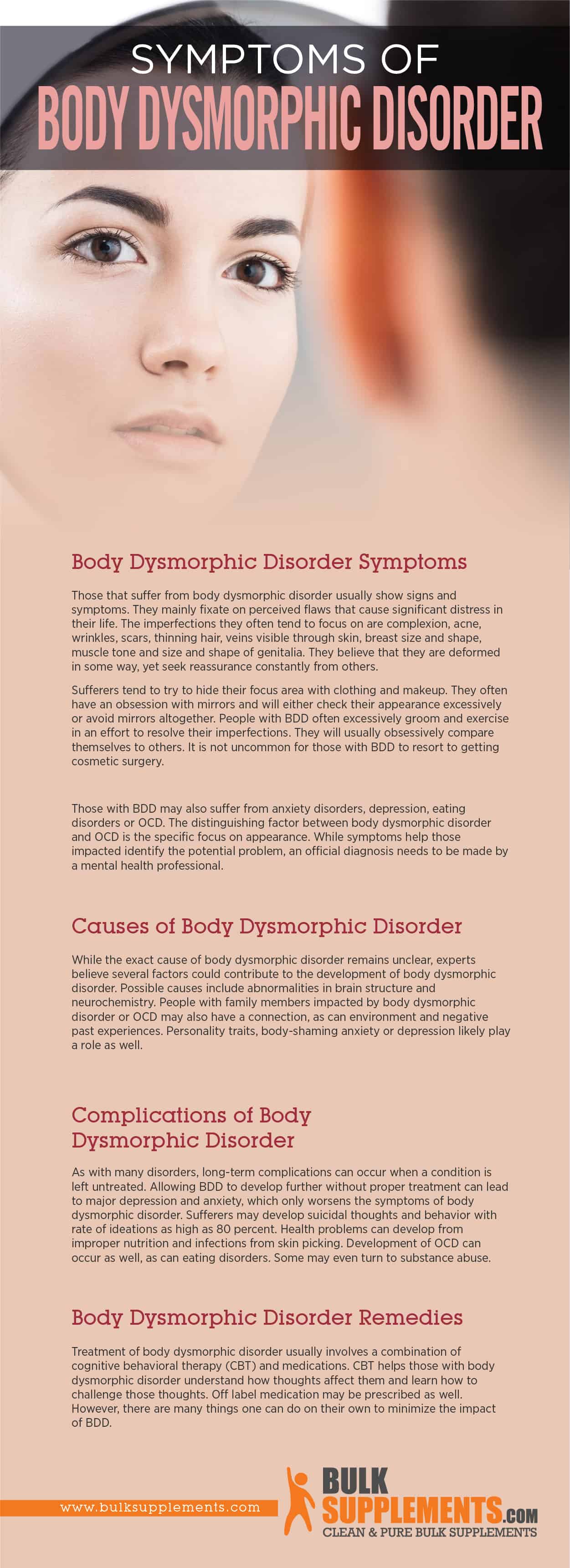 Body Dysmorphic Disorder Characteristics Causes And Treatment