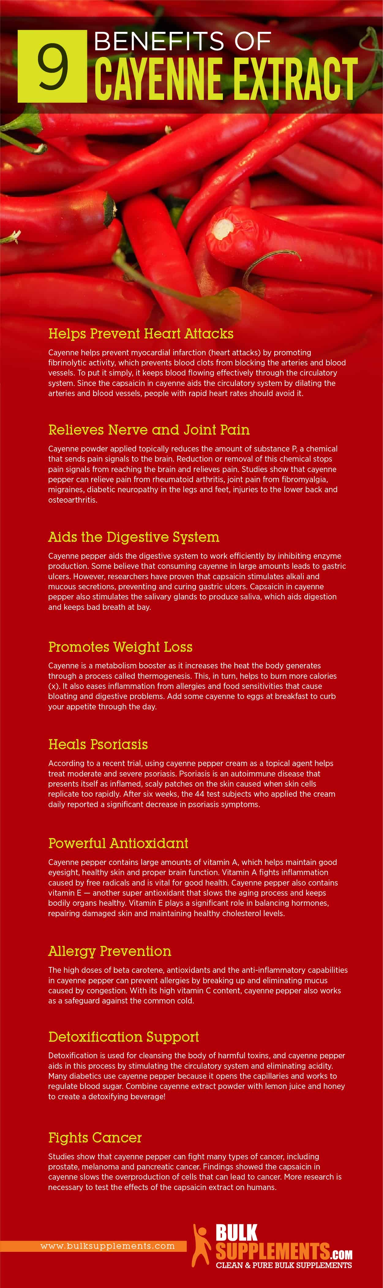 Cayenne Pepper Benefits Side Effects Dosage