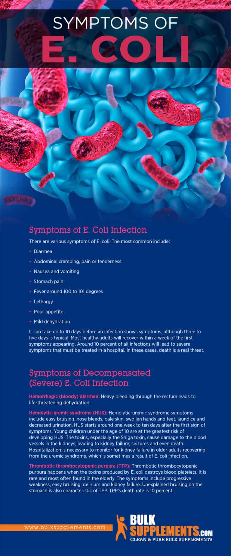 E Coli Infection Symptoms Causes Treatment