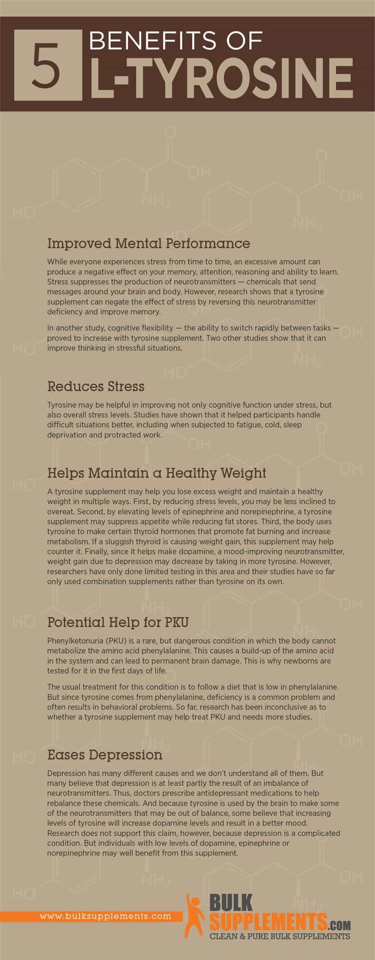 LTyrosine Benefits, Side Effects & Dosage