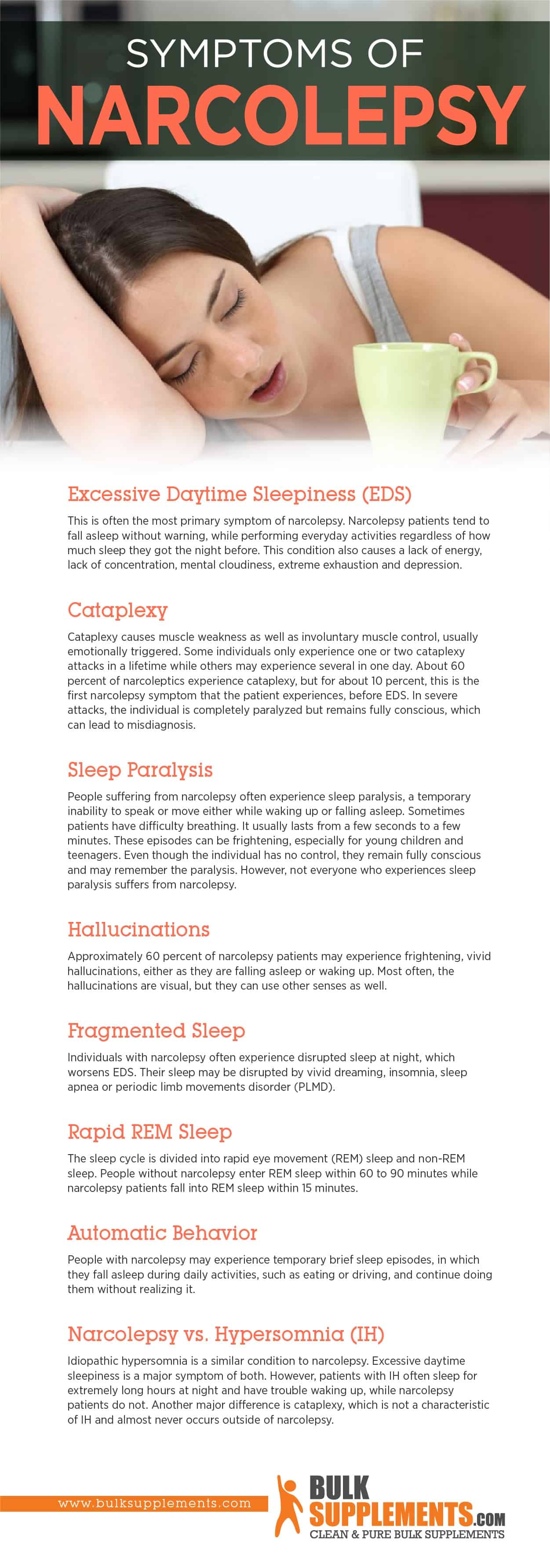 narcolepsy type 1 symptoms