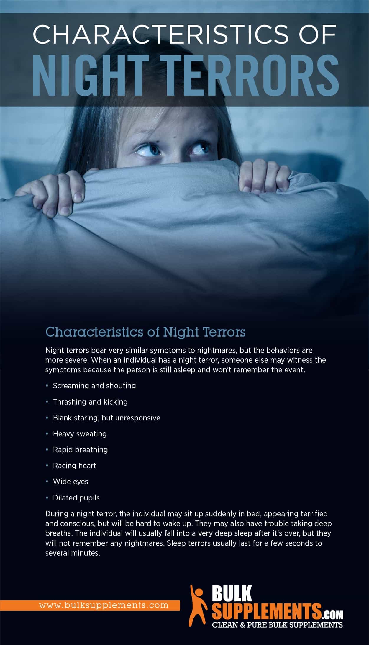 Night Terrors Characteristics