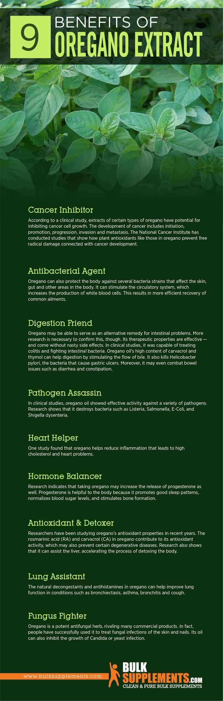 Oregano Extract Benefits, Side Effects & Dosage