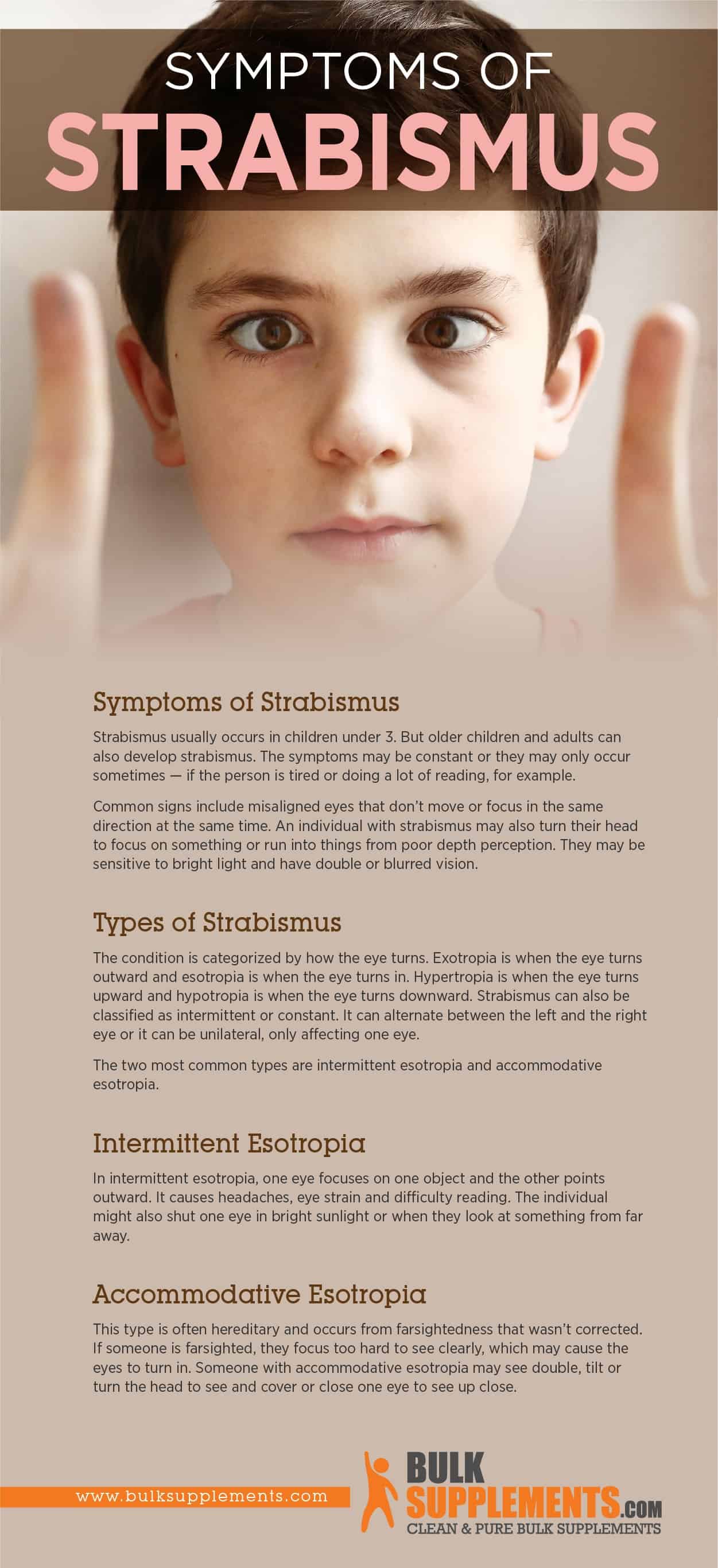 Esotropia (cross-eyed) and its causes and symptoms