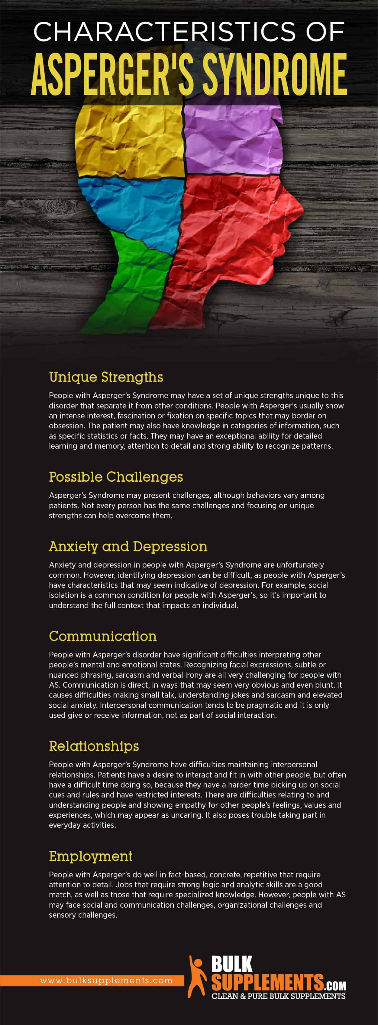 Asperger's Syndrome Characteristics