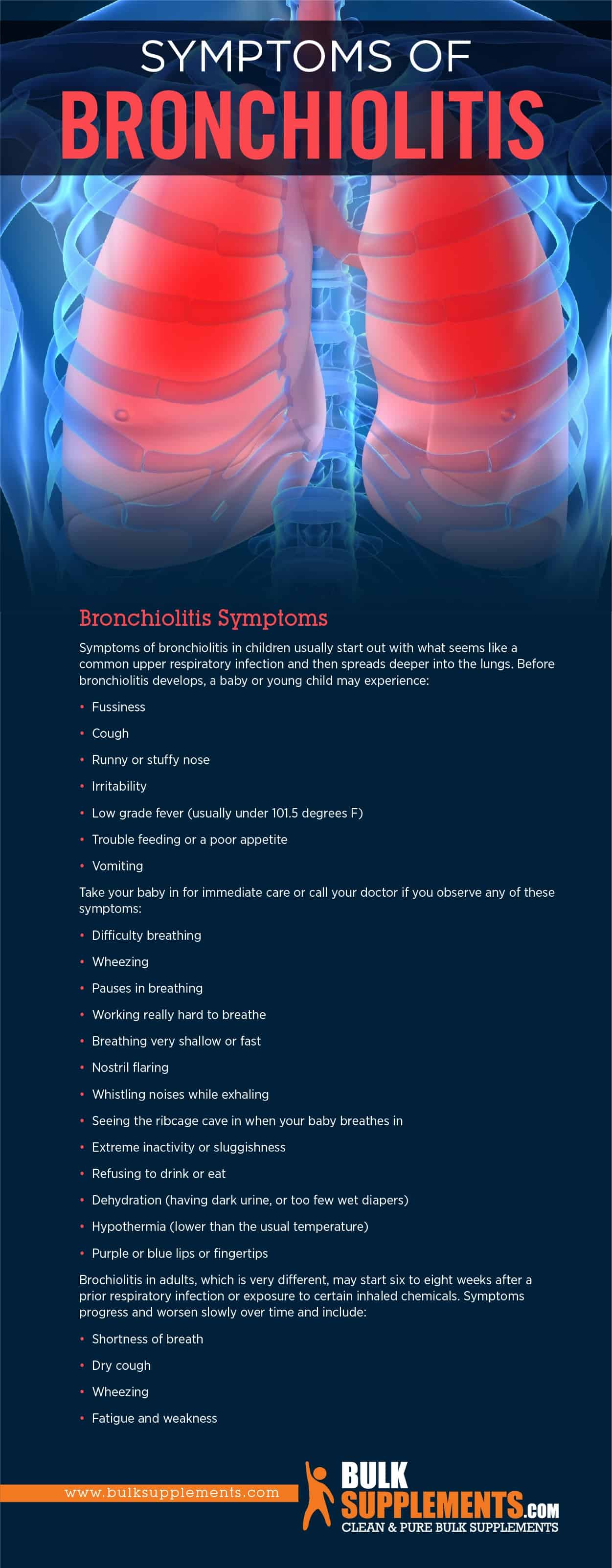 Symptoms of Brochiolitis