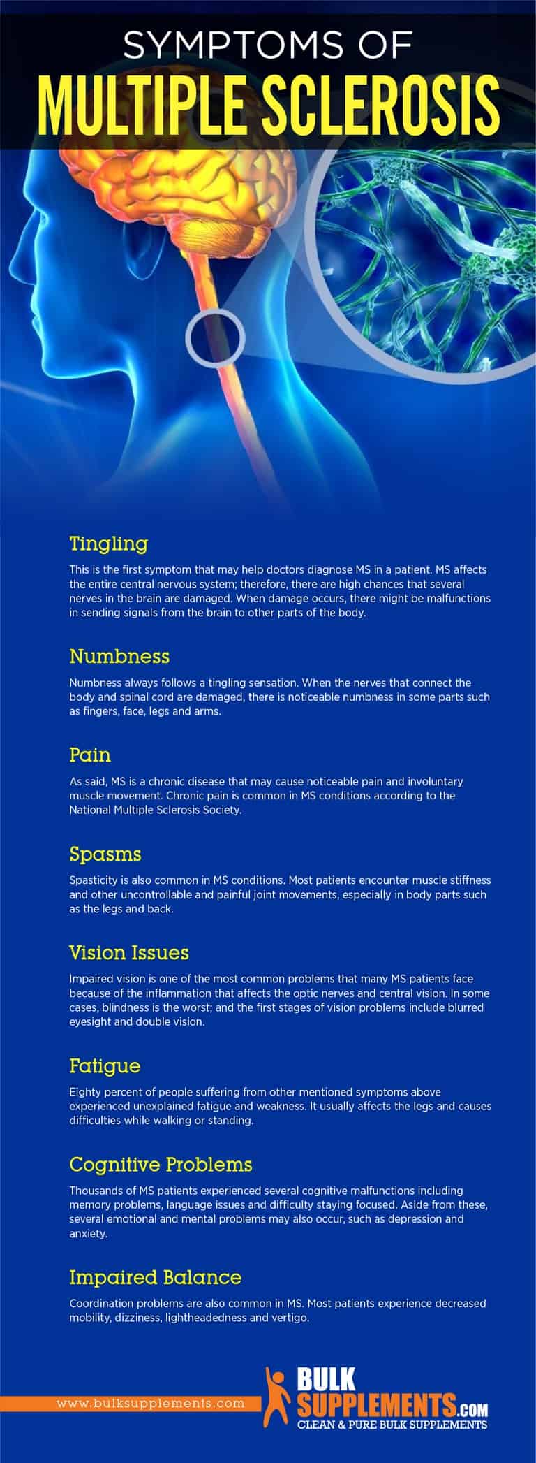 Multiple Sclerosis (MS) Symptoms, Causes & Treatment