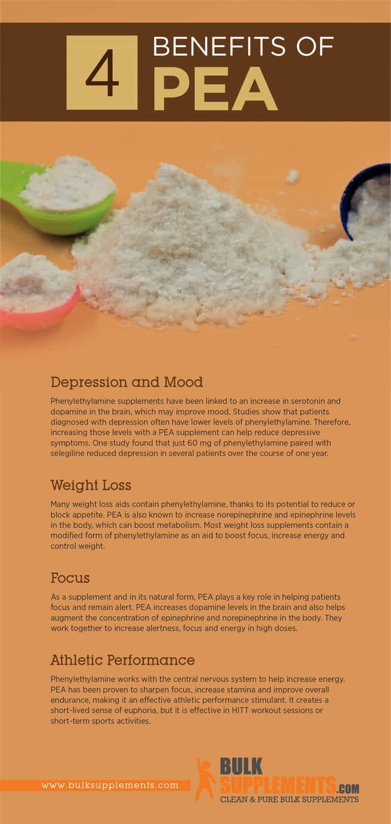 Phenylethylamine HCL (PEA) Benefits, Side Effects & Dosage