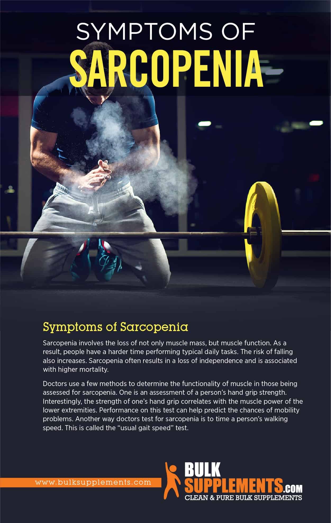 Symptoms of Sarcopenia