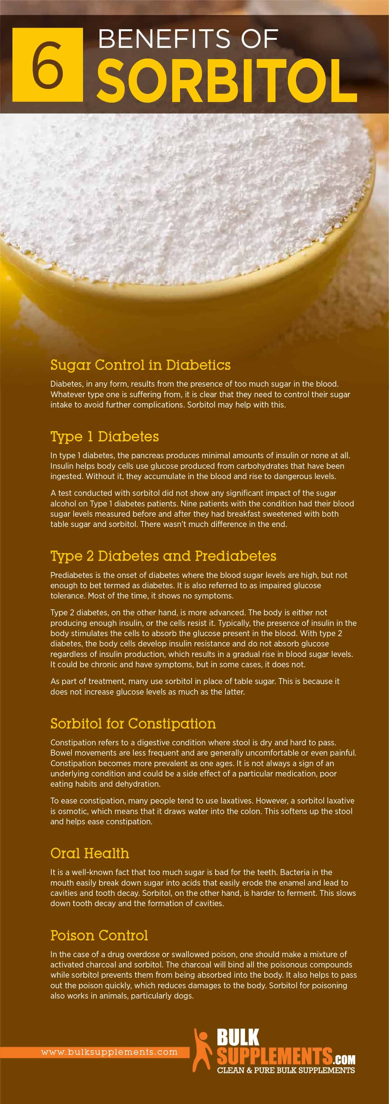 What is sorbitol? Benefits of sorbitol