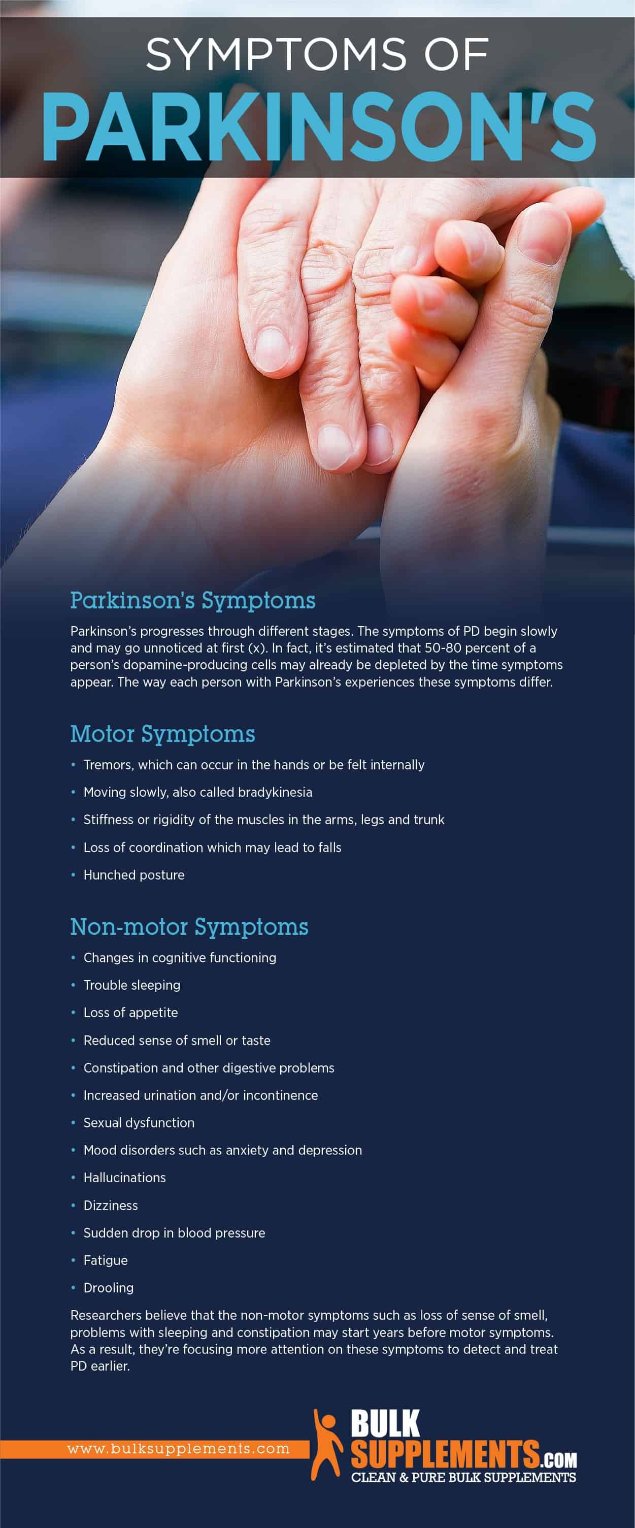 Symptoms of Parkinson's