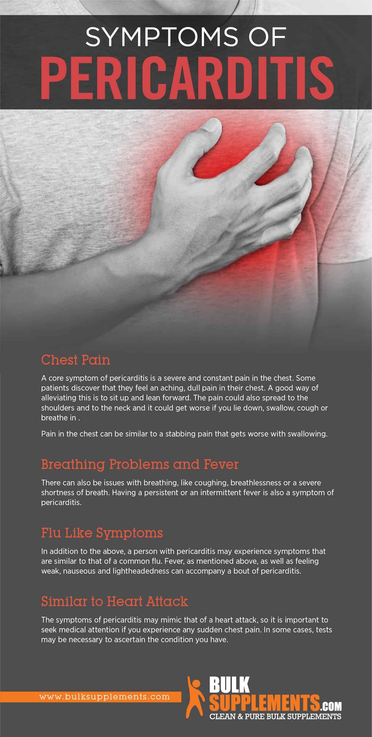 Symptoms of Pericarditis
