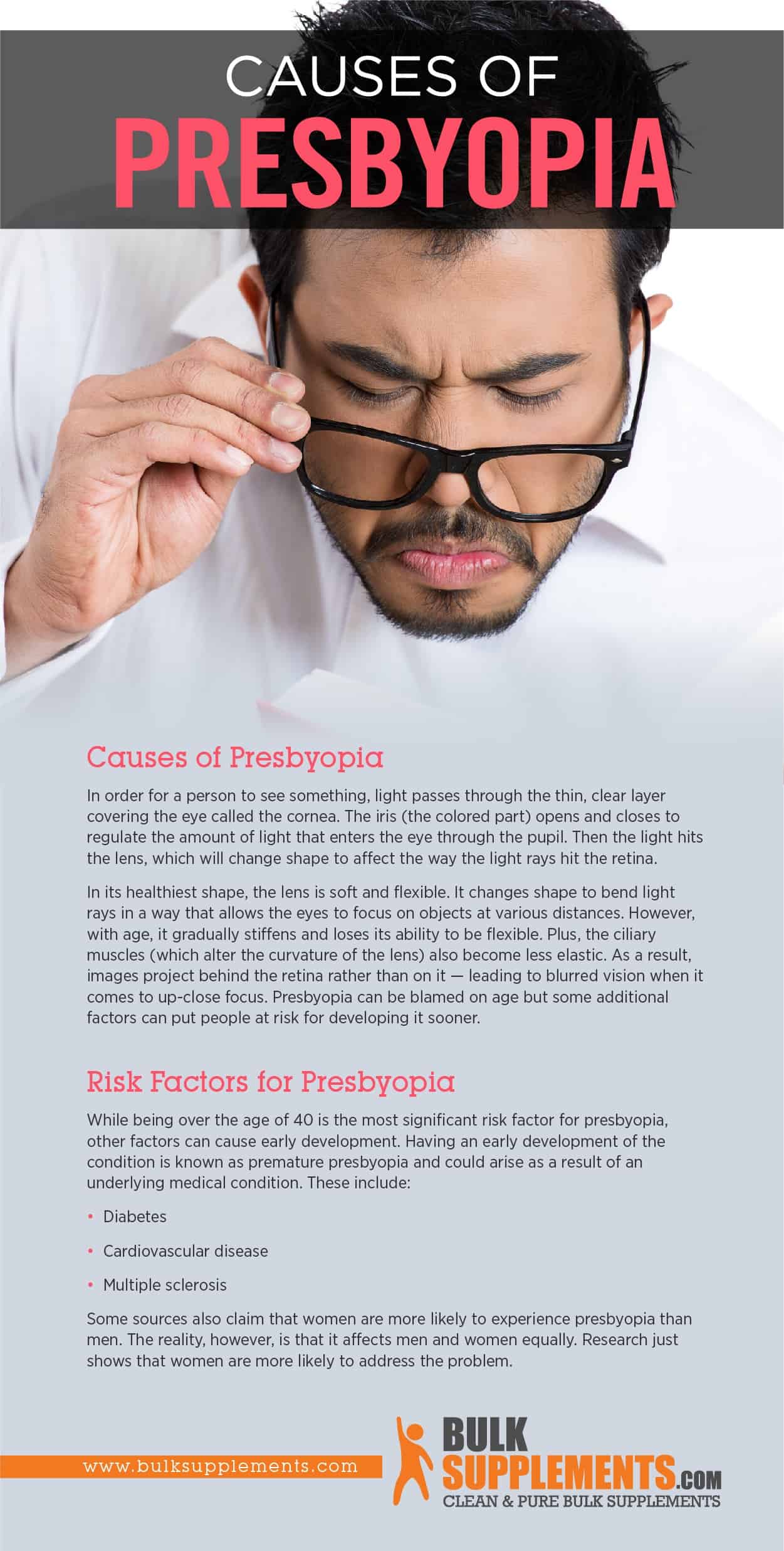 Causes of Presbyopia