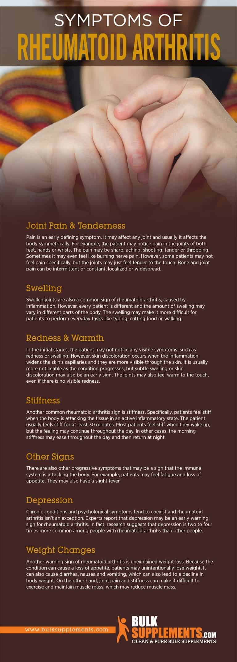 Rheumatoid Arthritis Symptoms. Find Relief with Our Supplements.