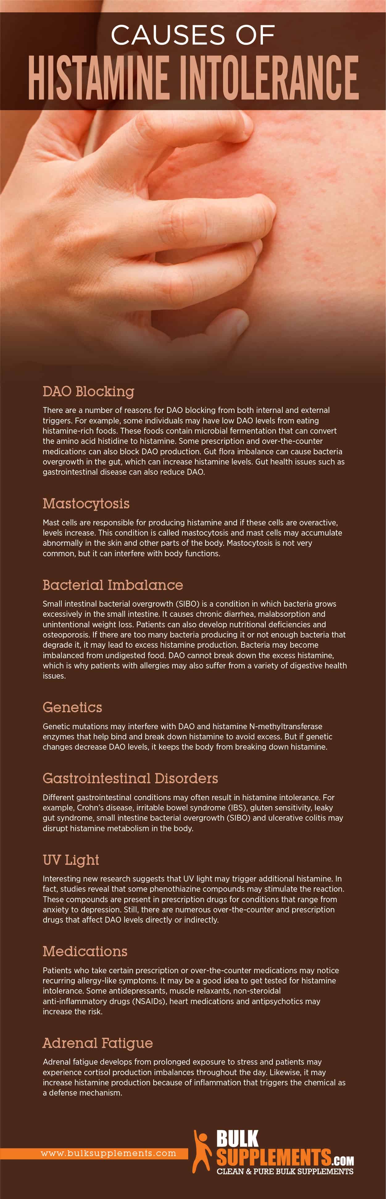 Causes of Histamine Intolerance