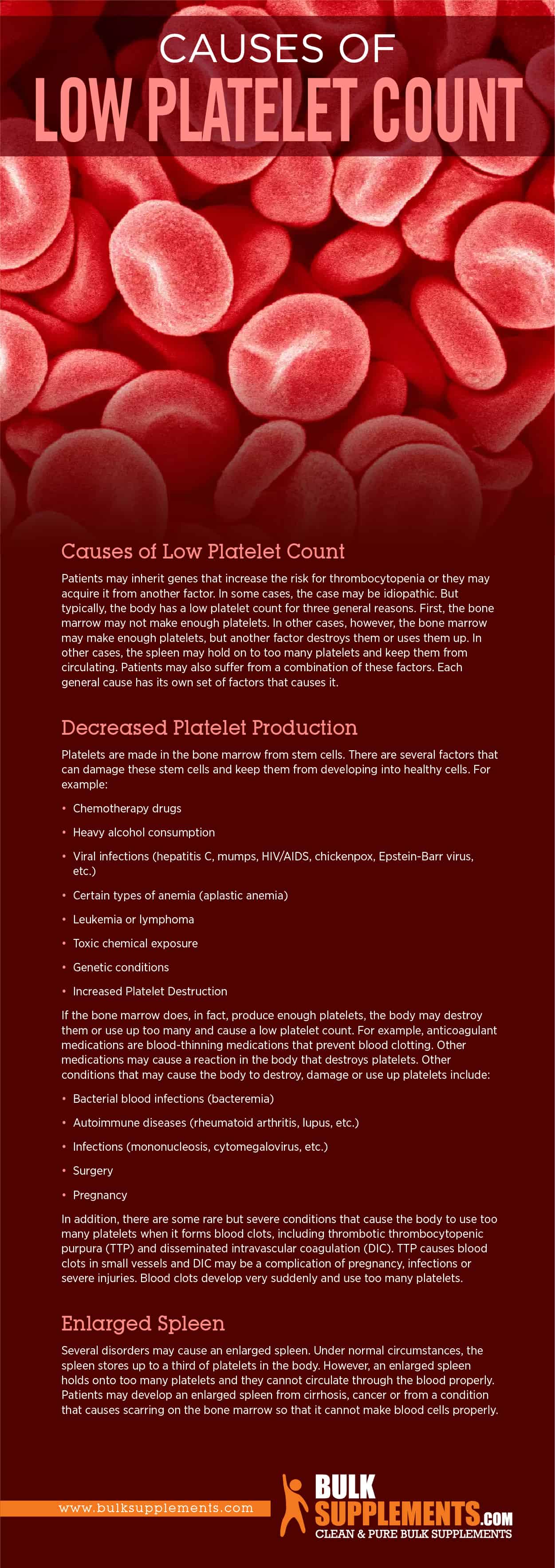 what causes low platelets