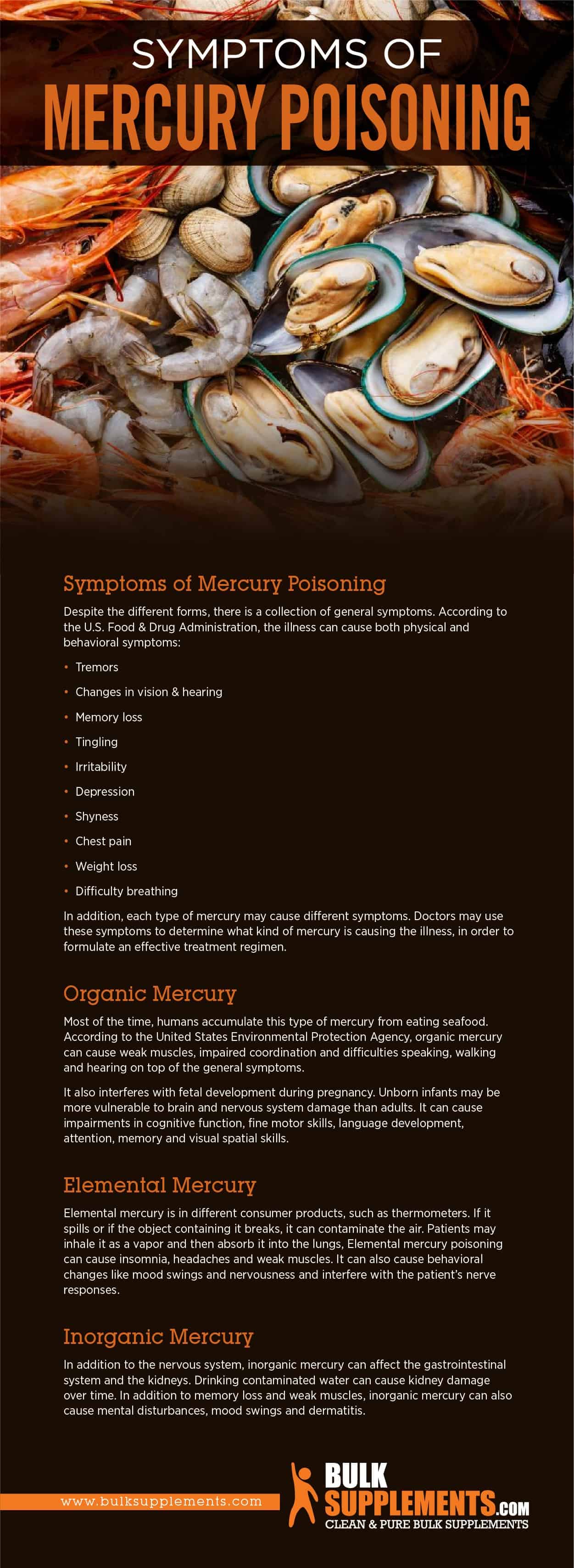 symptoms of mercury poisoning in humans