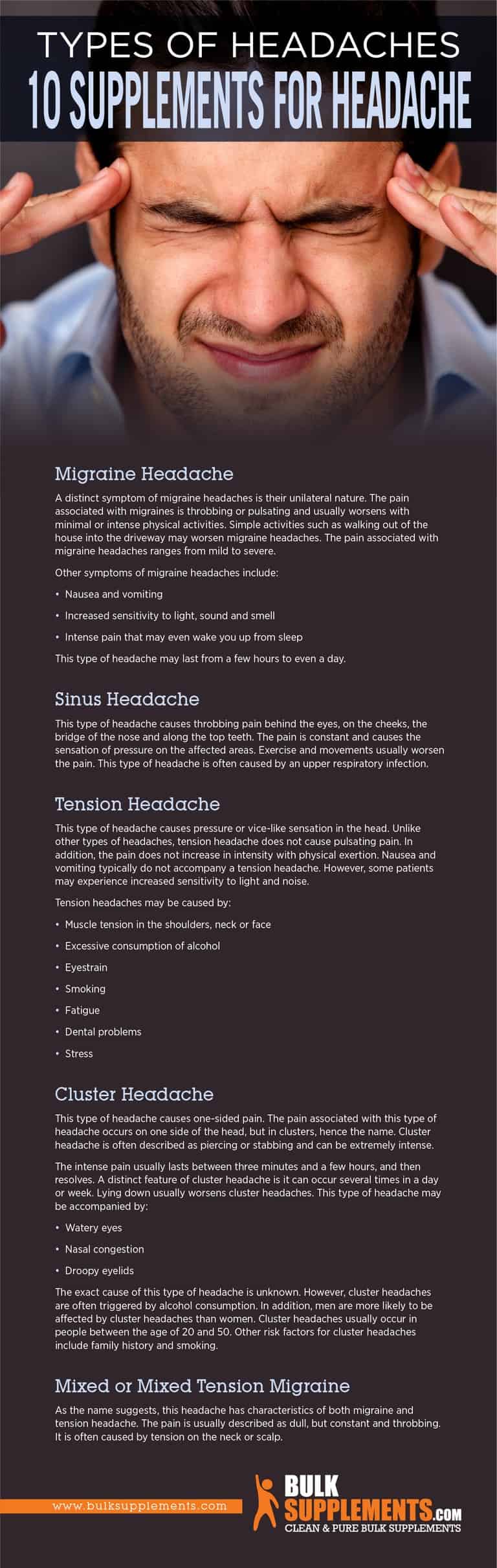 Headaches. Find Natural Relief With These 10 Supplements