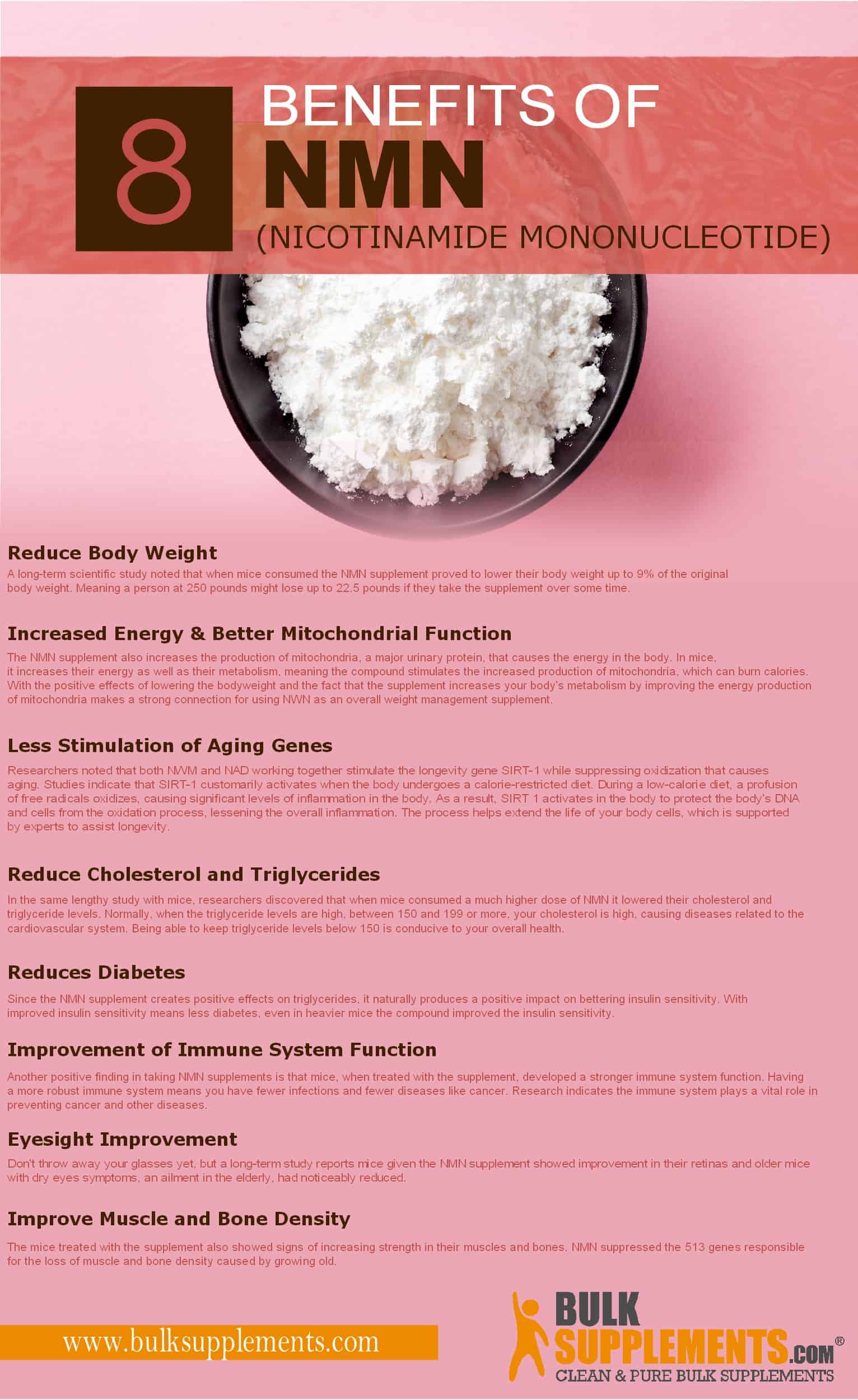 NMN Supplement - NMN Powder Anti-Aging Dosage and Side Effects