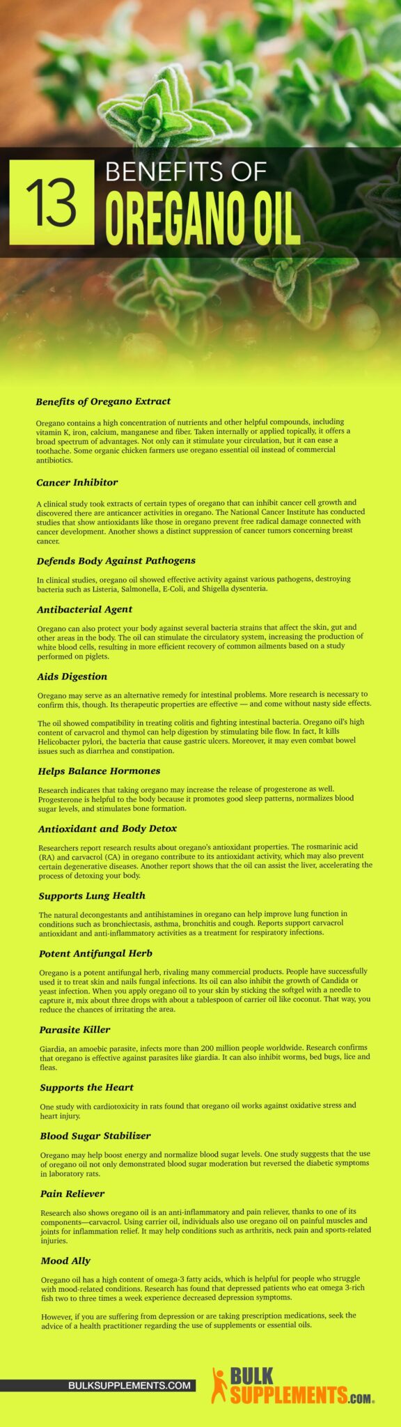 Oregano Oil Softgel Capsules Benefits, Side Effects & Dosage