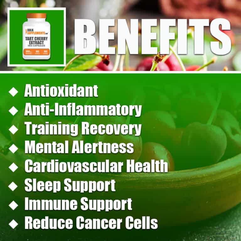 Tart Cherry Extract Capsules Benefits Dosages And Side Effects Bulksupplements Com