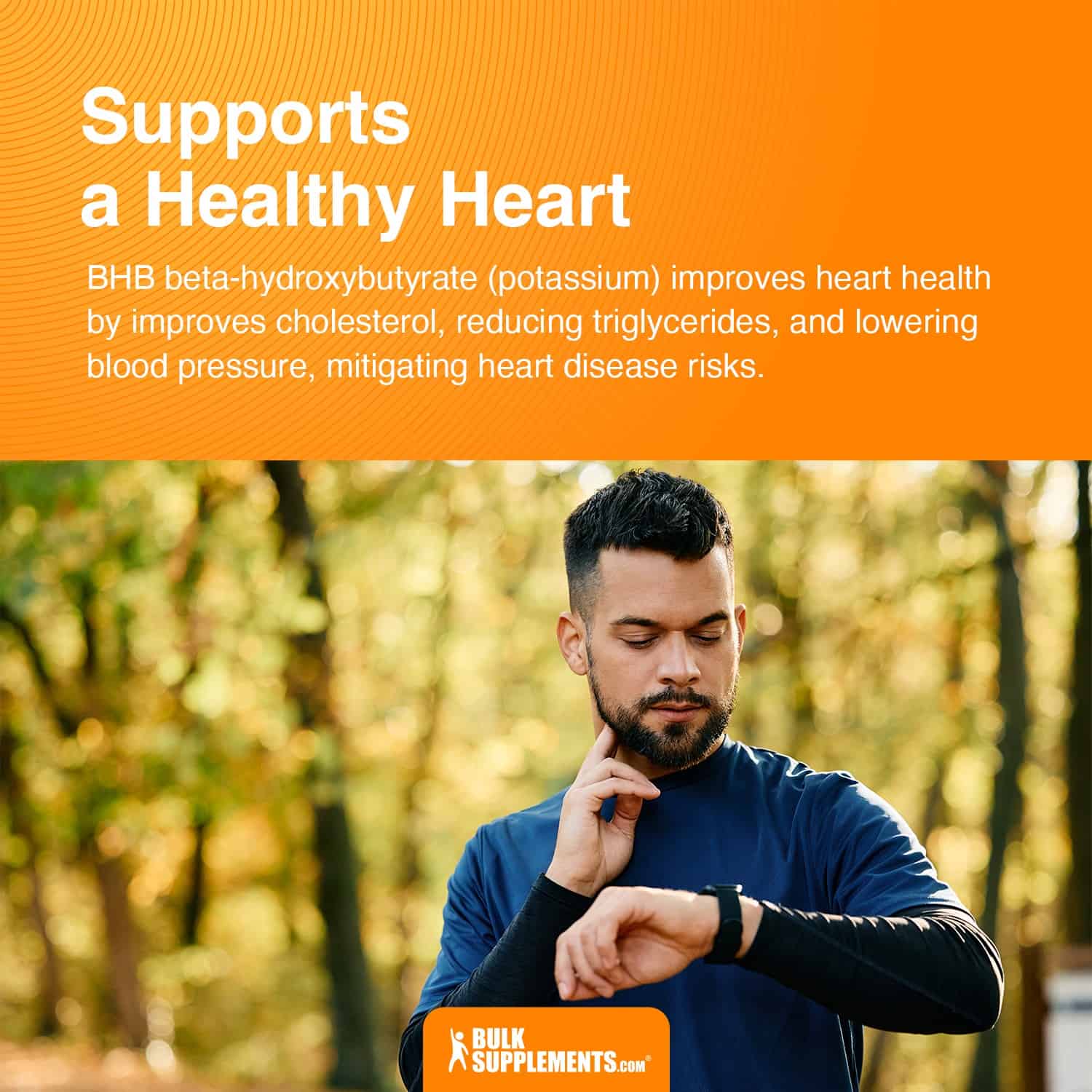 BHB (potassium) supports a healthy heart