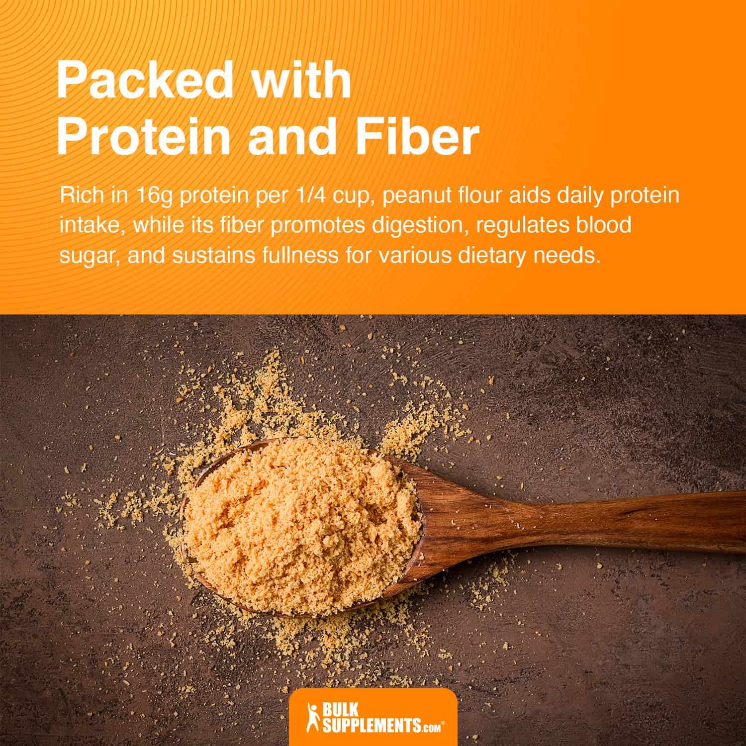 peanut flour packed with protein and fiber