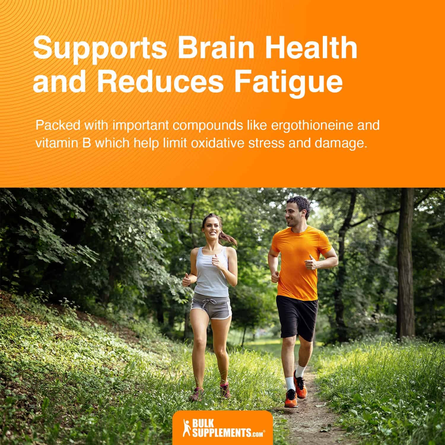 supports brain health fights fatigue tremella mushroom