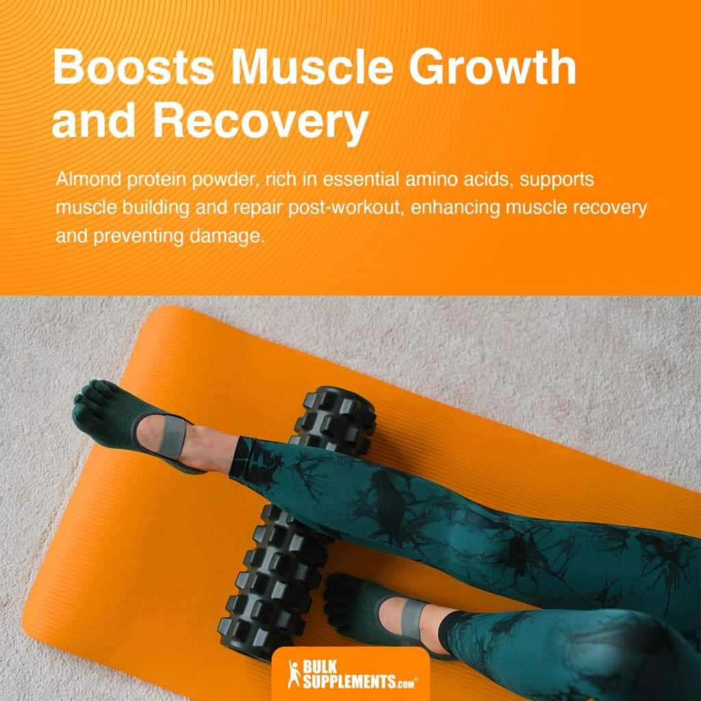 Almond Protein Powder. Fuel Your Gains. Boost Your Workout.